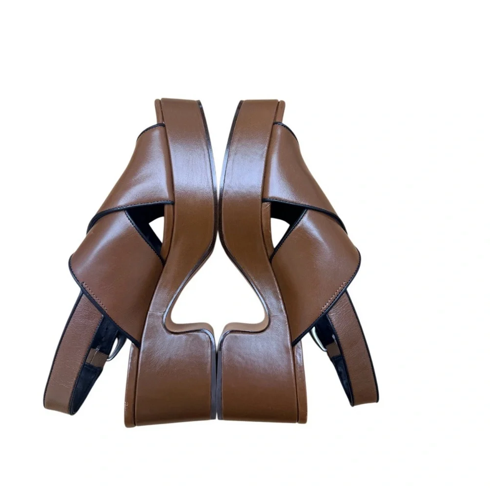 Vince Marlene 60MM Leather Platform Sandals